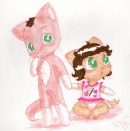 Abbey Kara-Yasuragi_(Artist) Kitten Molly (592x598, 68.3KB)