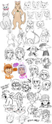 Abbey Augustus AugustusxAbbey Daisy Lucy Mike Paulo PauloxDaisy PauloxLucy Sandy Sue excellent human juicebot_(Artist) sketch (1000x2400, 1.8MB)