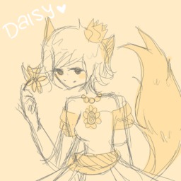 Cookie_(Artist) Daisy costume sketch (400x400, 146.6KB)